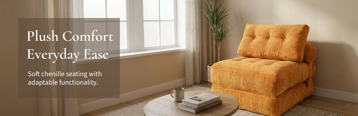 Boneless Convertible Floor Couch – Chaise Lounge & Sleeper | Oak & Birch lifestyle