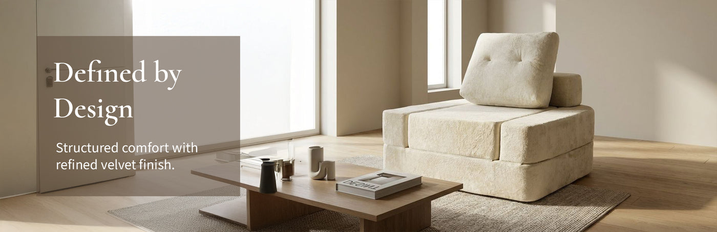 Boneless 3-in-1 Folding Floor Sofa Bed – Vacuum Sealed, No Assembly | Oak & Birch lifestyle