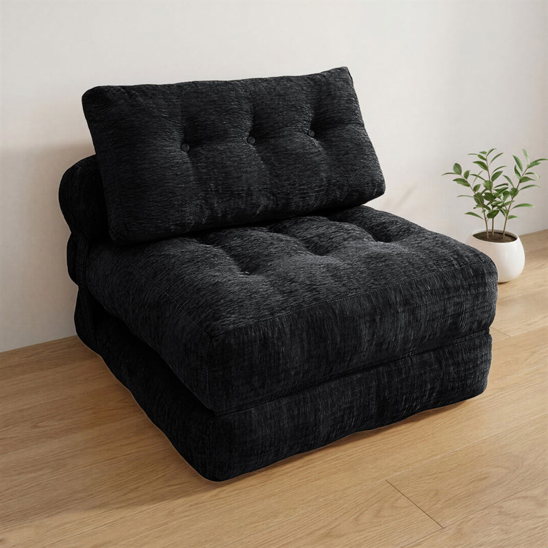 Boneless Convertible Floor Couch – Chaise Lounge & Sleeper | Oak & Birch