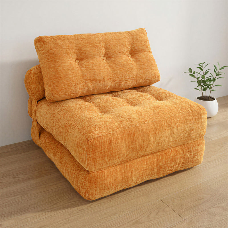 Boneless Convertible Floor Couch – Chaise Lounge & Sleeper | Oak & Birch