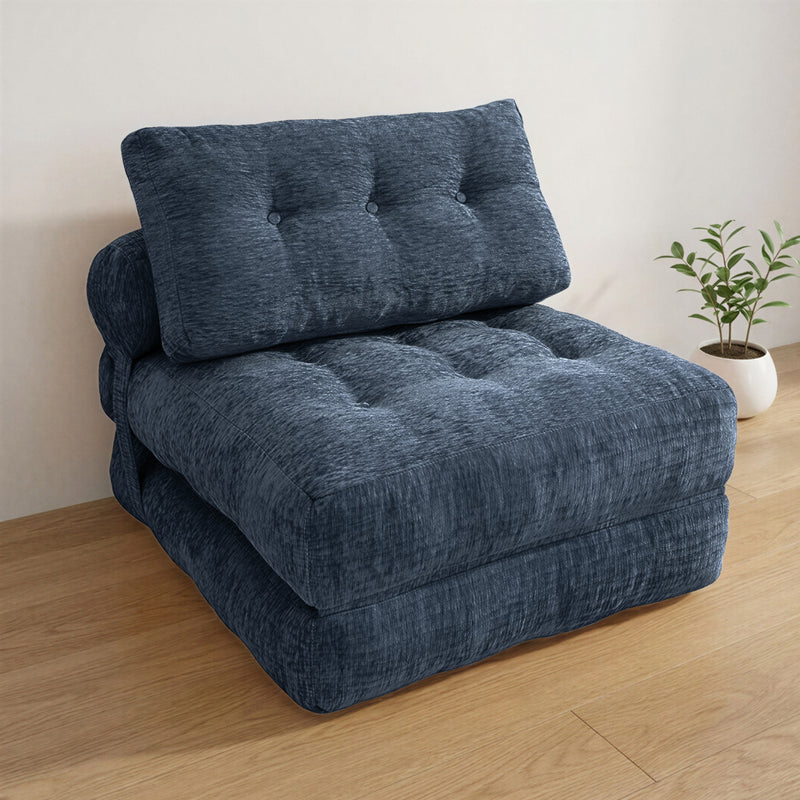 Boneless Convertible Floor Couch – Chaise Lounge & Sleeper | Oak & Birch