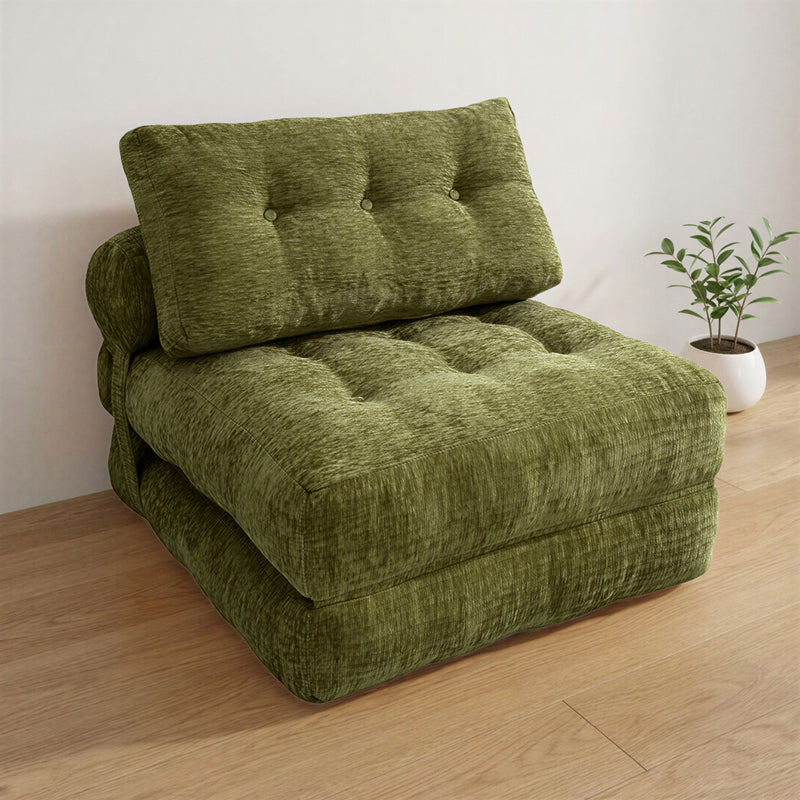 Boneless Convertible Floor Couch – Chaise Lounge & Sleeper | Oak & Birch