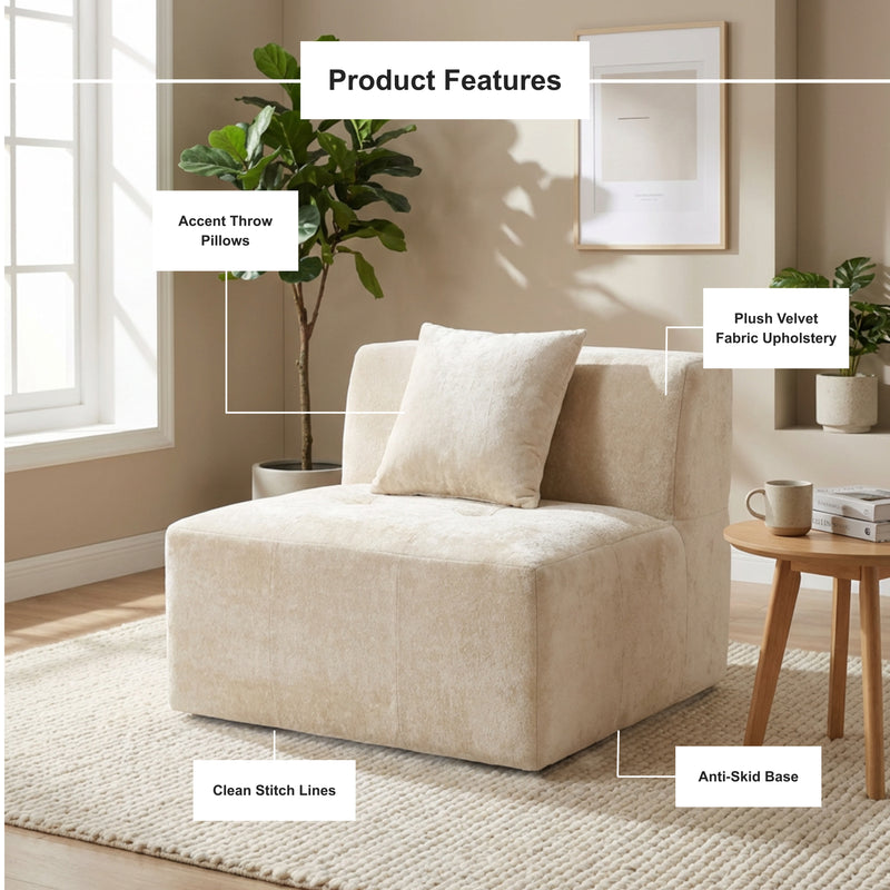 Boneless Modular Sofa Individual Modules | Oak & Birch