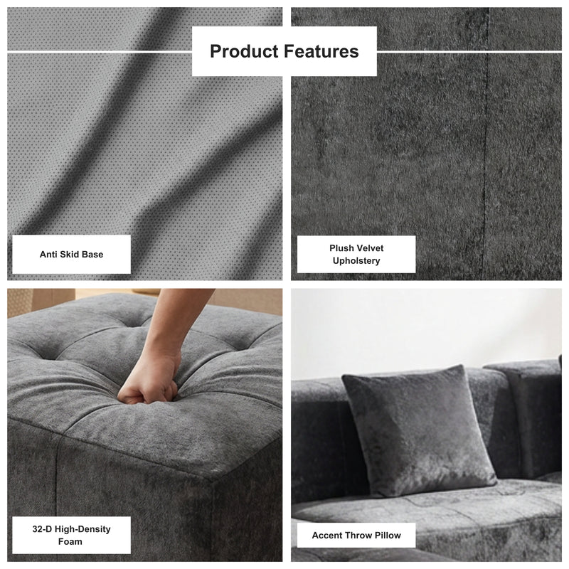 Boneless Modular Sofa Individual Modules | Oak & Birch