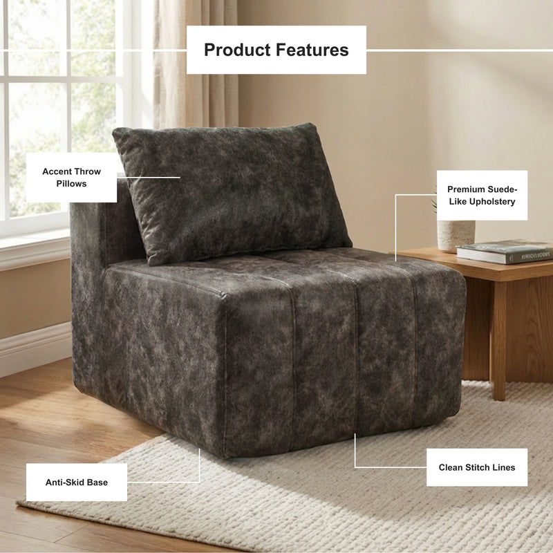 Boneless Deep Seat Modular Sectional Sofa in a Box | Oak & Birch