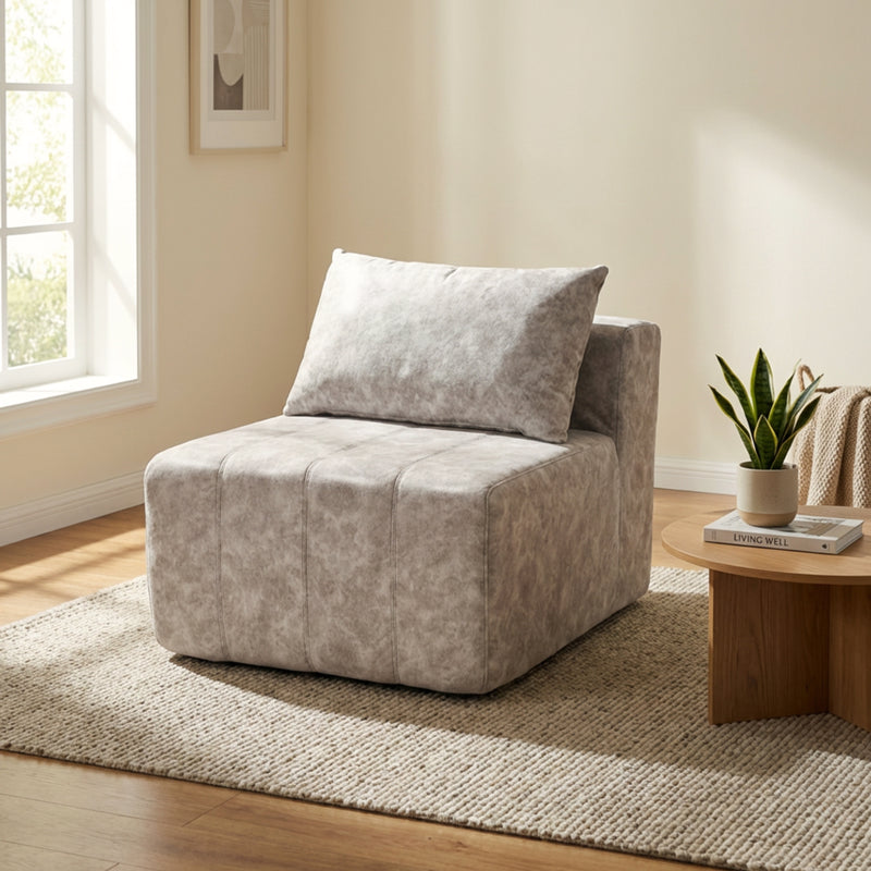 Boneless Deep Seat Modular Sofa Individual Modules | Oak & Birch