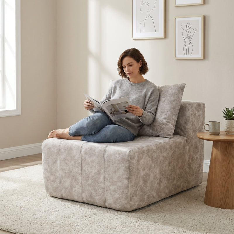 Boneless Deep Seat Modular Sectional Sofa in a Box | Oak & Birch