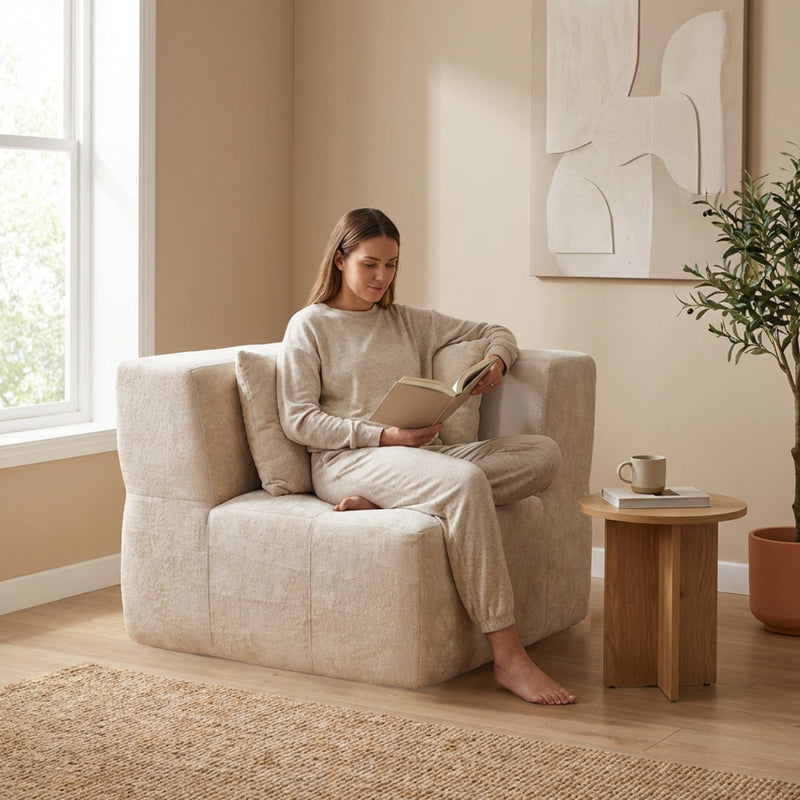 Boneless Modular Sectional Couch in a Box with Ottoman | Oak & Birch