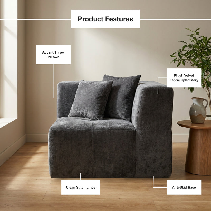 Boneless Modular Sofa Individual Modules | Oak & Birch