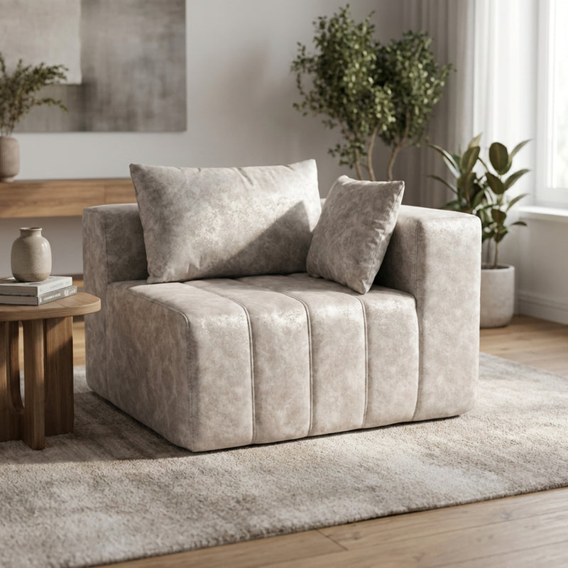 Boneless Deep Seat Modular Sofa Individual Modules | Oak & Birch