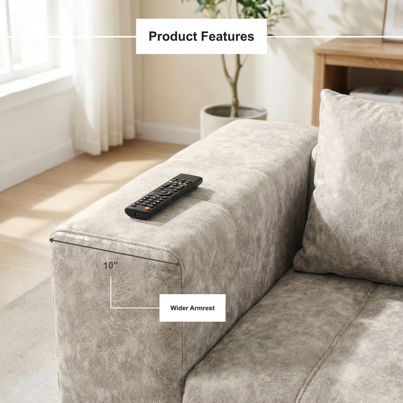 Boneless Deep Seat Modular Sofa Individual Modules | Oak & Birch