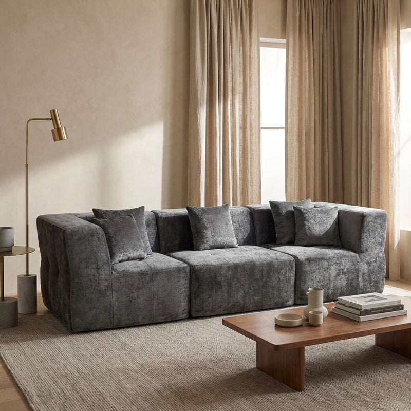 Boneless Modular Sectional Couch in a Box with Ottoman | Oak & Birch