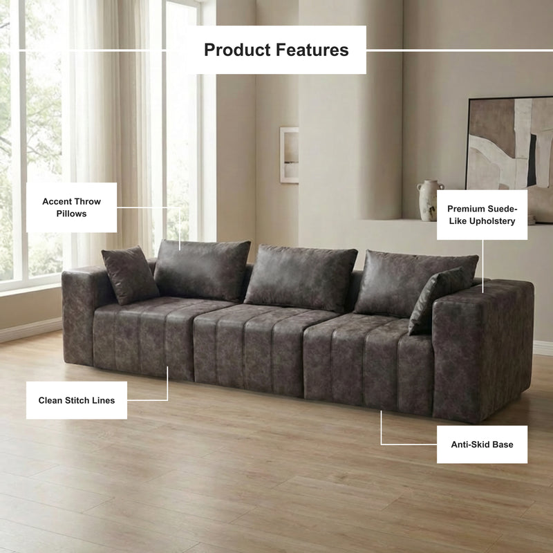 Boneless Deep Seat Modular Sectional Sofa in a Box | Oak & Birch