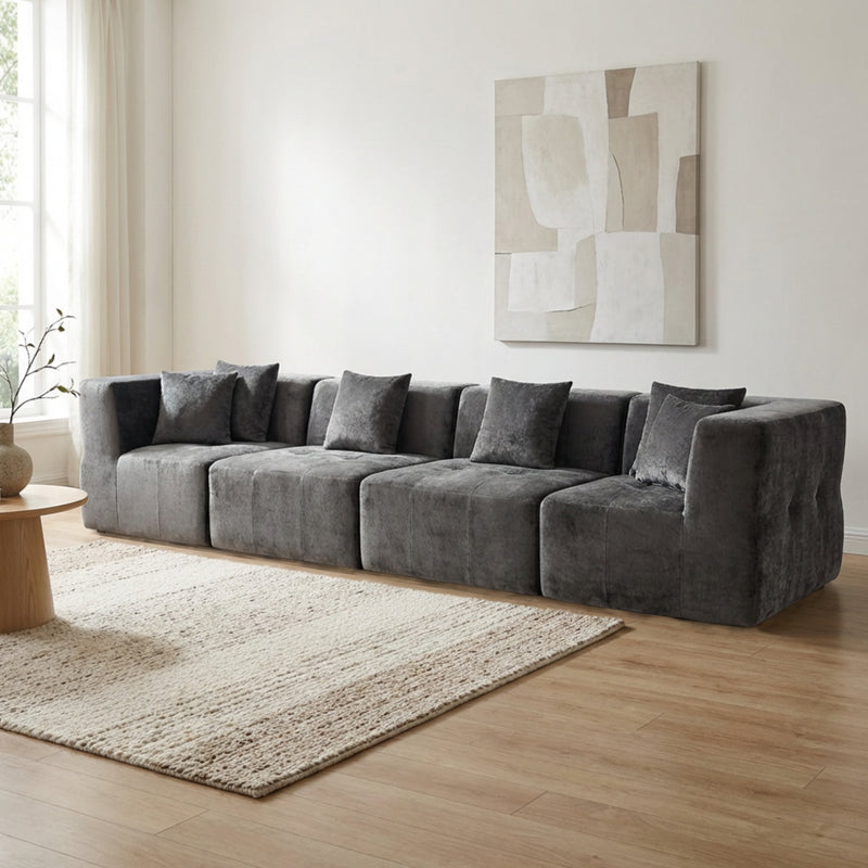 Boneless Modular Sectional Sofa in a Box — Deep Seat | Oak & Birch