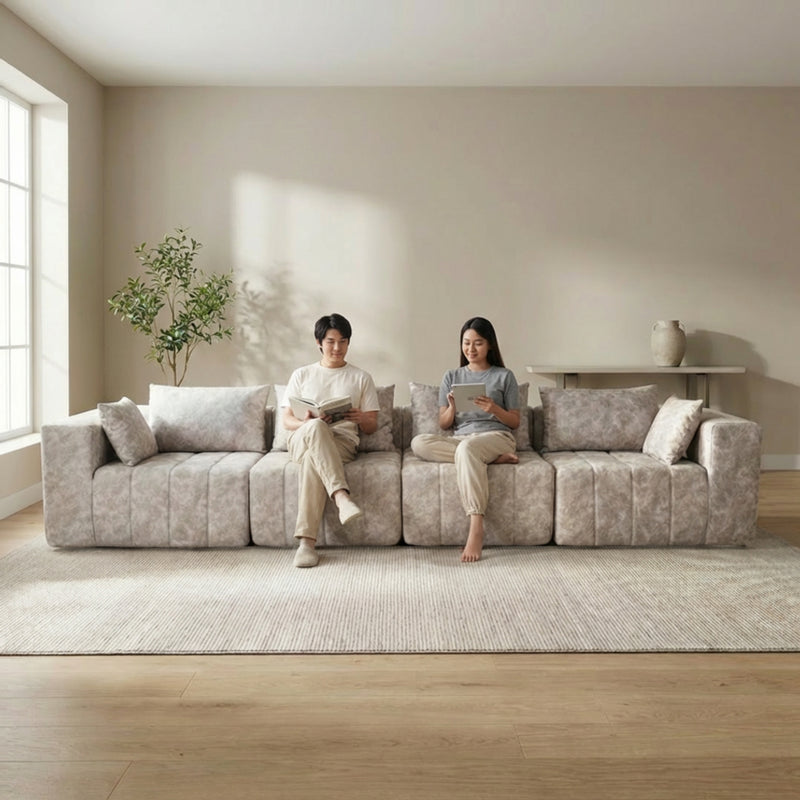 Boneless Deep Seat Modular Sectional Sofa in a Box | Oak & Birch