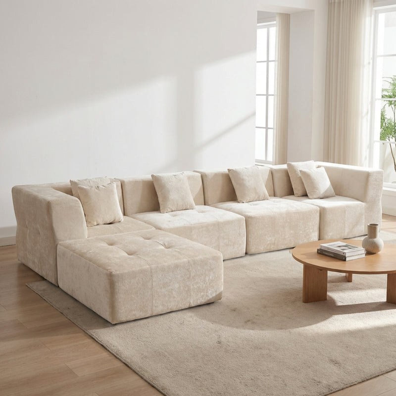 Boneless L-Shaped Sectional Sofa — Modular, No Assembly | Oak & Birch