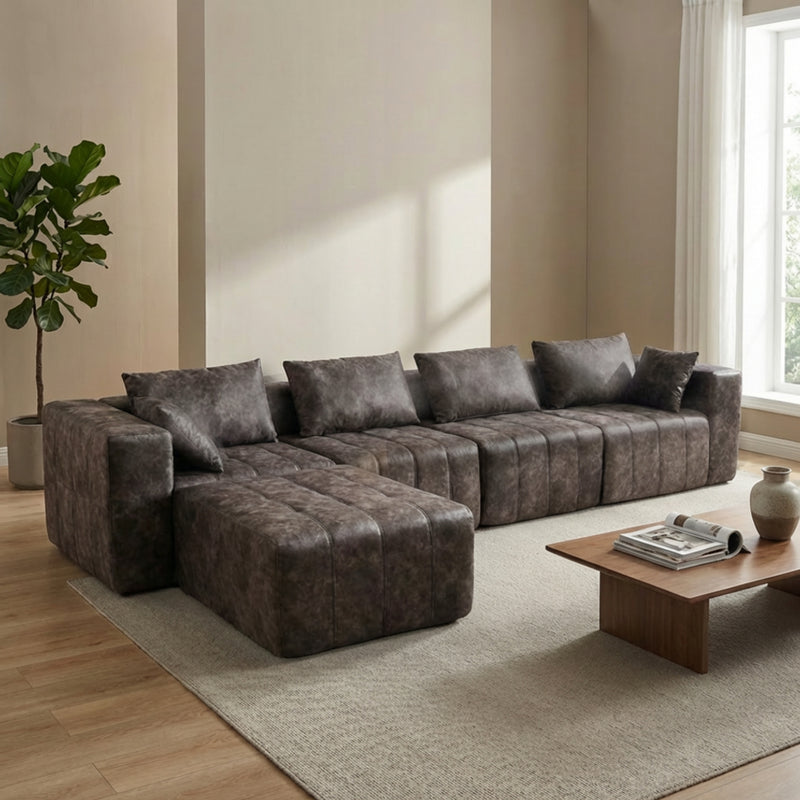 Boneless Deep Seat Modular Sectional Sofa in a Box | Oak & Birch