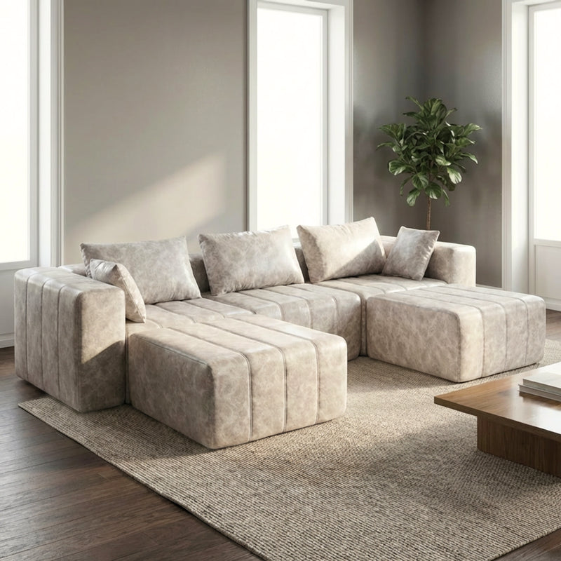 Boneless Deep Seat Modular Sectional Sofa in a Box | Oak & Birch