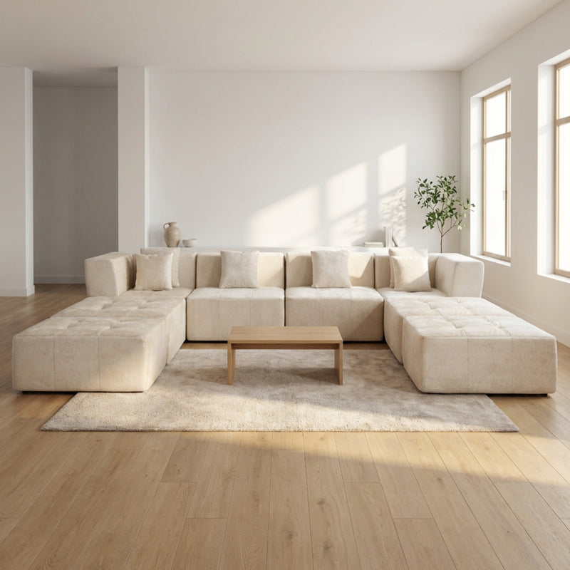 Boneless U-Shaped Sectional Sofa — Modular, No Assembly | Oak & Birch