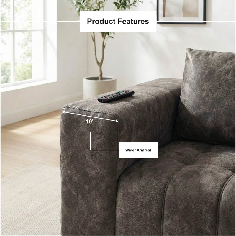 Boneless Deep Seat U-Shaped Sectional Sofa — Modular, No Assembly | Oak & Birch