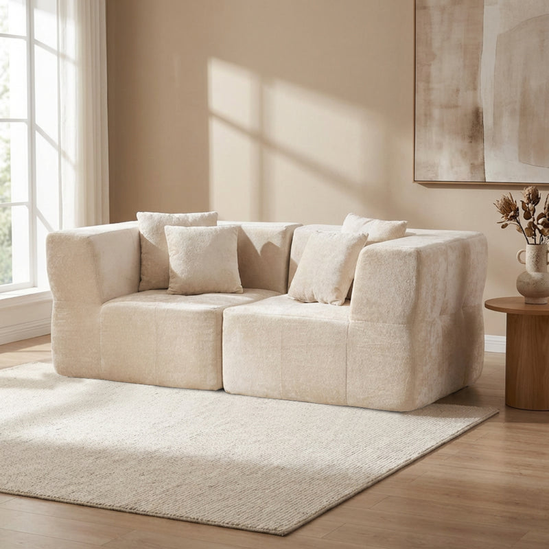 Boneless Loveseat Sofa — Cloud Couch Style, No Assembly | Oak & Birch