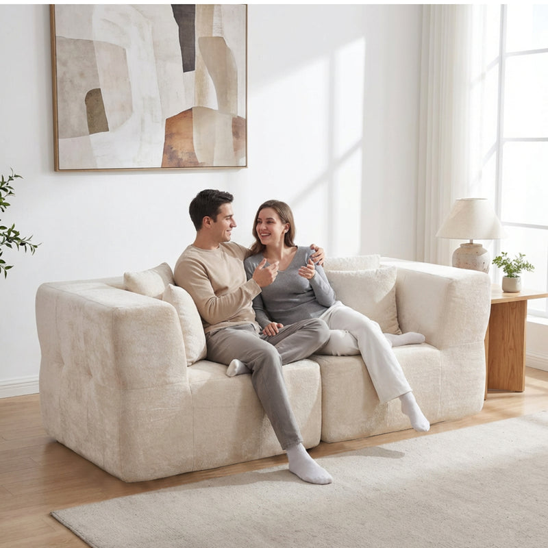 Boneless Loveseat Sofa — Cloud Couch Style, No Assembly | Oak & Birch