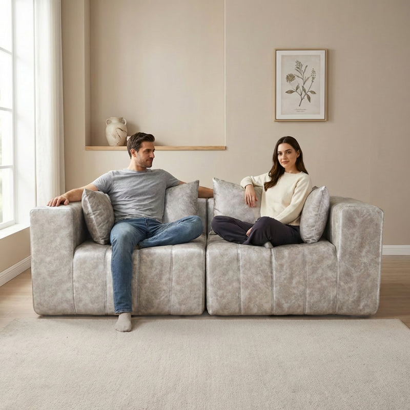 Boneless Deep Seat Loveseat — Cloud Couch Style, No Assembly | Oak & Birch