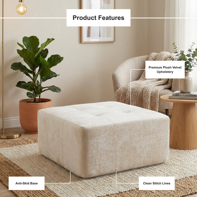 Boneless Modular Sectional Couch in a Box with Ottoman | Oak & Birch