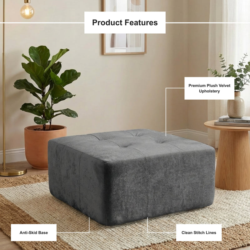 Boneless Modular Sectional Couch in a Box with Ottoman | Oak & Birch