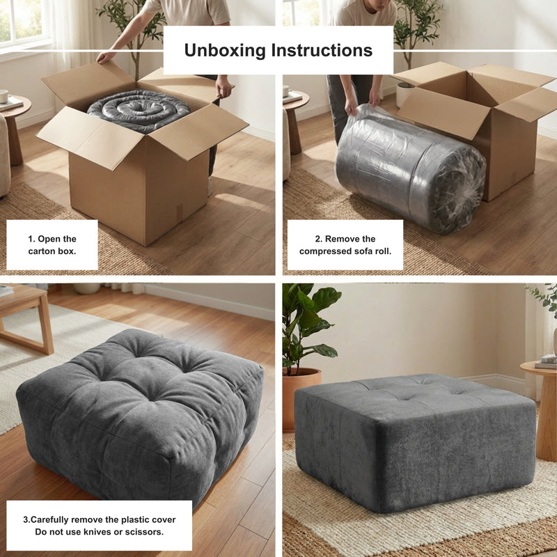 Boneless Ottoman — Cloud Couch Ottoman | Oak & Birch