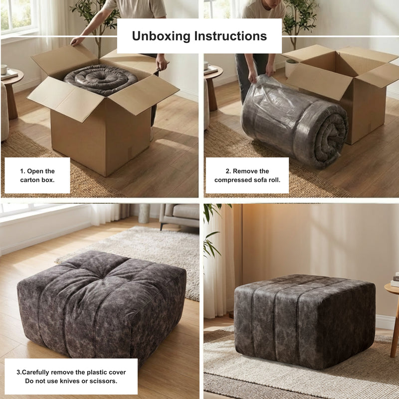 Boneless Deep Seat Modular Sectional Sofa in a Box | Oak & Birch