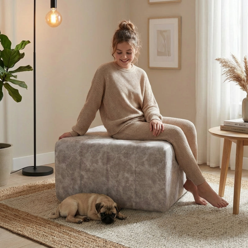 Boneless Deep Seat Ottoman — Cloud Couch Ottoman | Oak & Birch