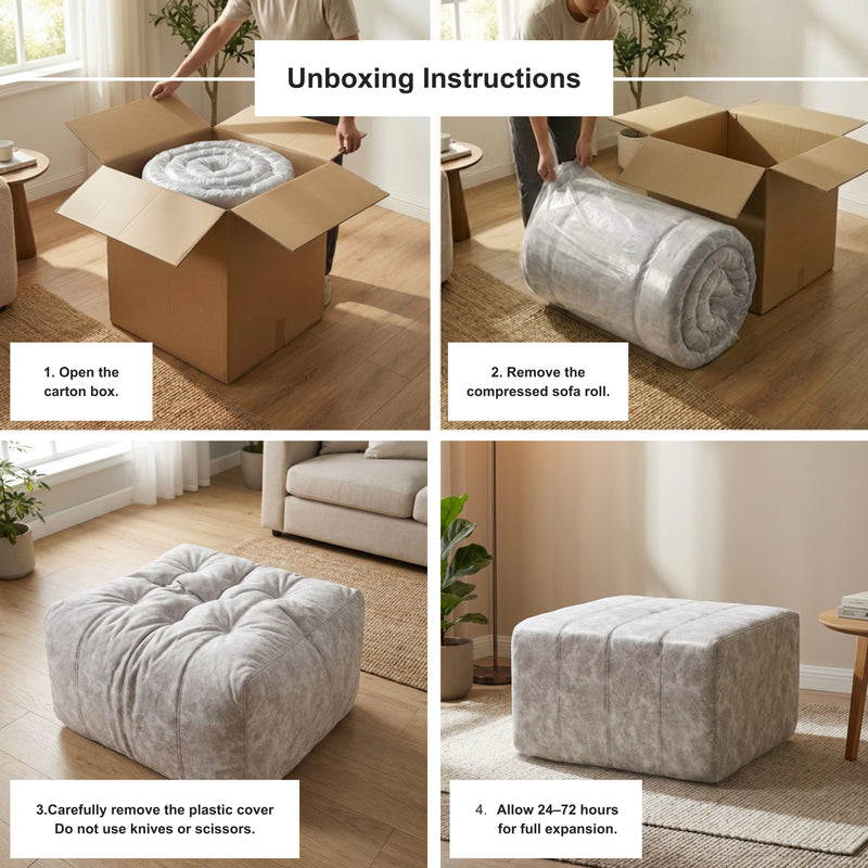 Boneless Deep Seat Modular Sectional Sofa in a Box | Oak & Birch