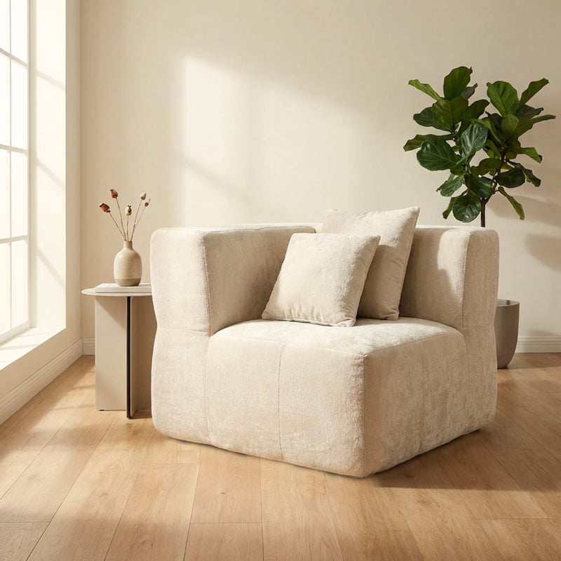 Boneless Modular Sectional Couch in a Box with Ottoman | Oak & Birch