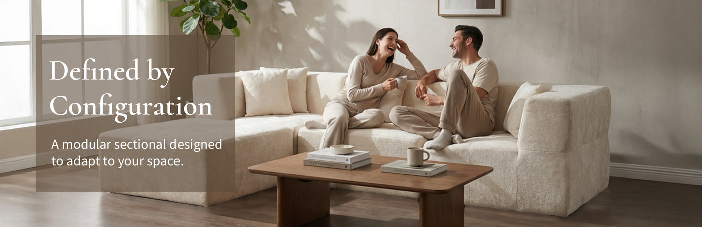 Boneless L-Shaped Sectional Sofa — Modular, No Assembly | Oak & Birch lifestyle