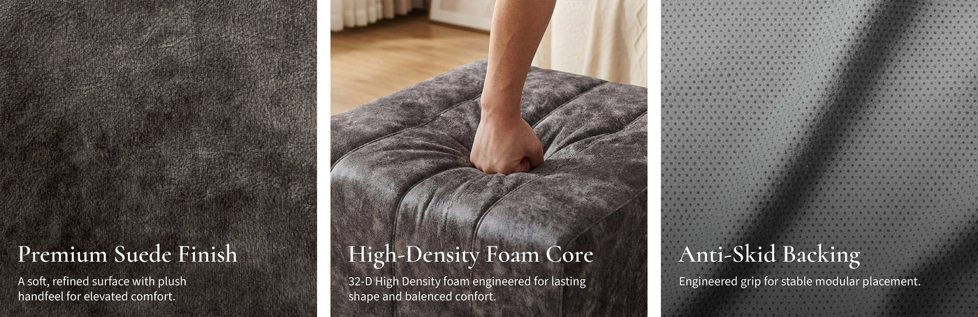 Boneless Deep Seat U-Shaped Sectional Sofa — Modular, No Assembly | Oak & Birch lifestyle